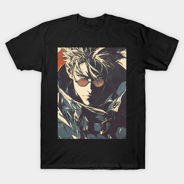 Legendary Gunslinger: Space Western Anime-Manga Adventure T-Shirt by insaneLEDP